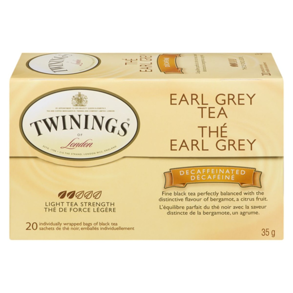 Twinings Earl Grey Tea Decaf 20Pc