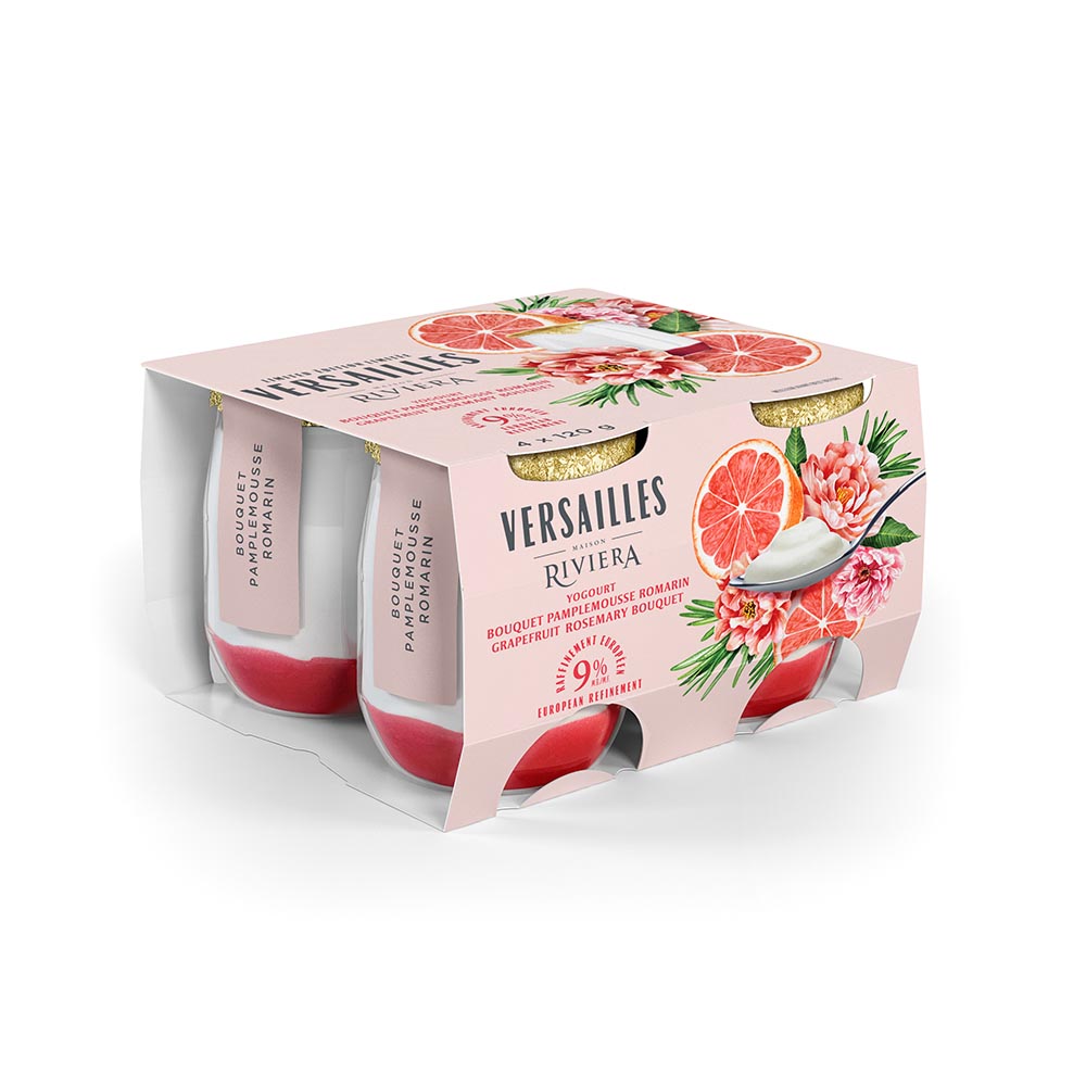 Riviera Rosemary Grapefruit Versailles 4Pk