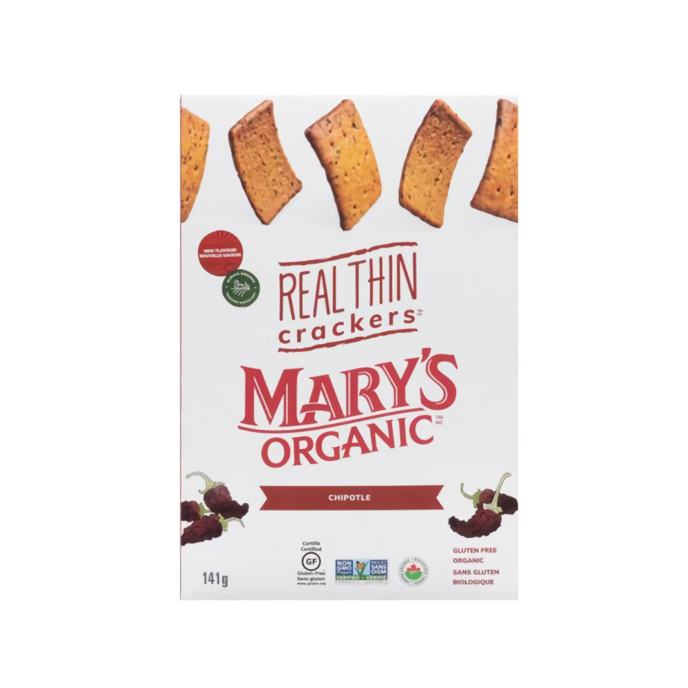 MARY'S ORGANIC CRACKERS REAL THIN CHIPOTLE