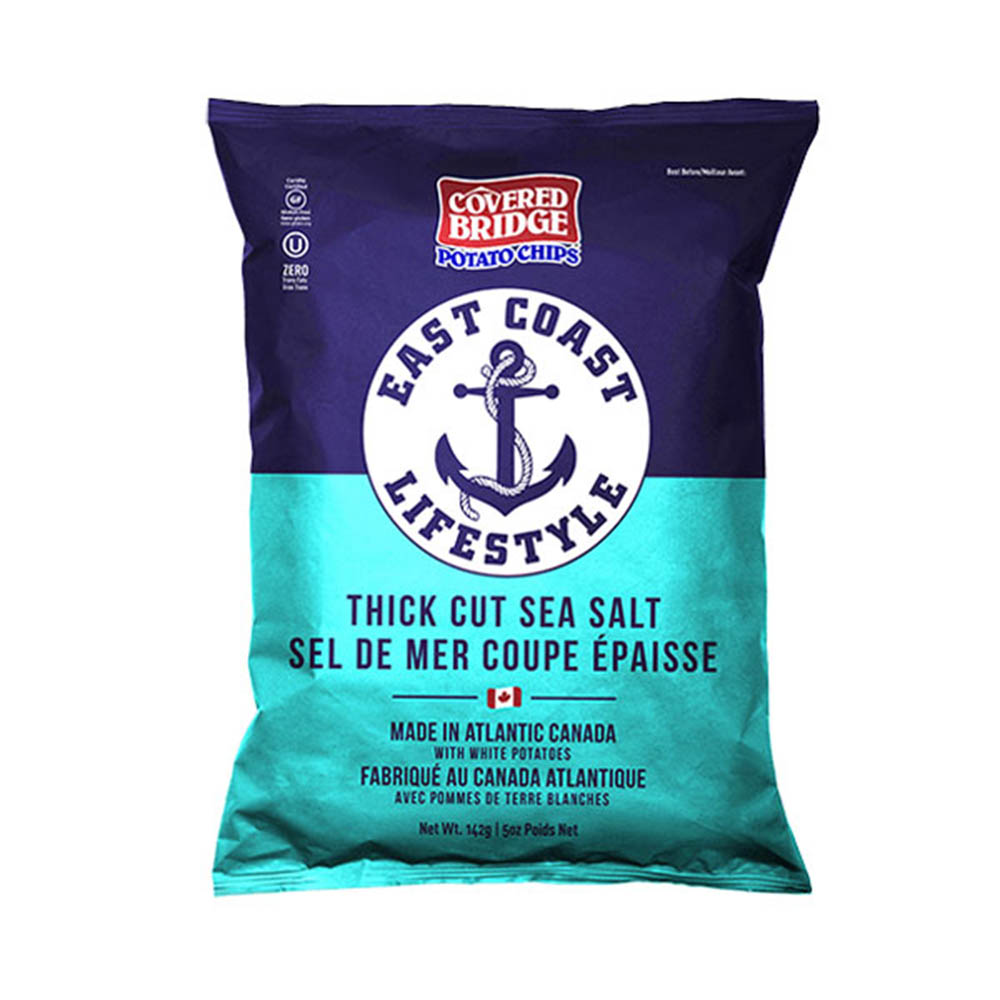 Covered Bridge Eastcoast Thick Cut Sea Salt 142G