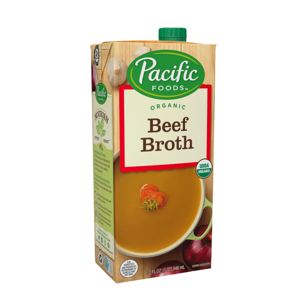 Pacific Organic Beef Broth 946Ml