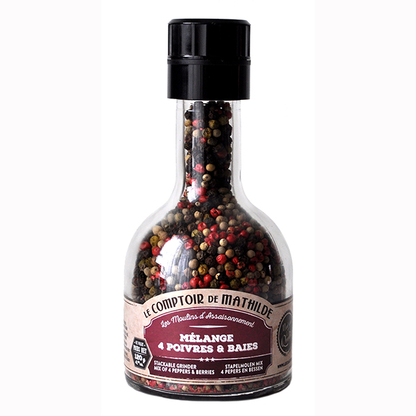 MILL WITH 4 PEPPERCORNCOMPTOI
