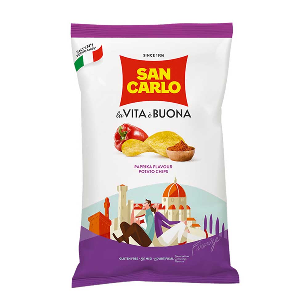 San Carlo Vivace Paprika Chips 150G