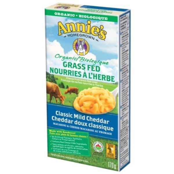Annies Organic Rice Pasta Cheddar 170G
