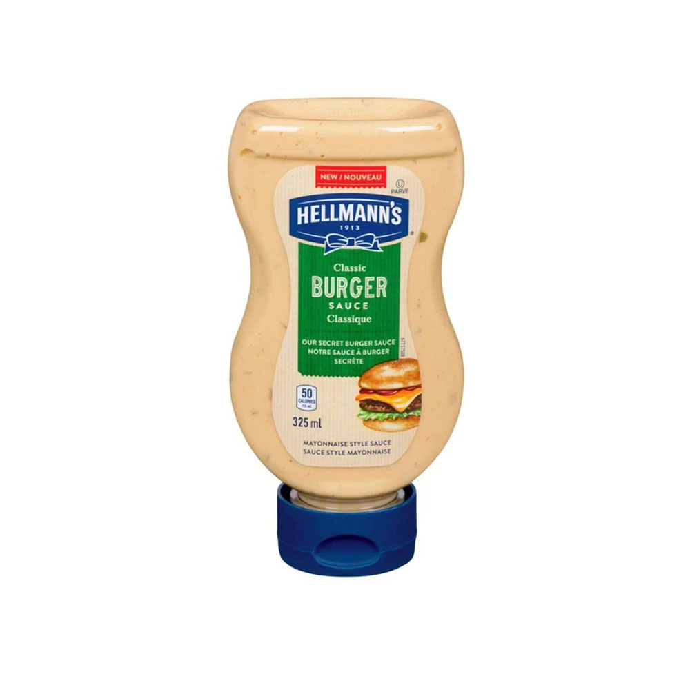 Hellmanns Classic Burger Sauce 325Ml