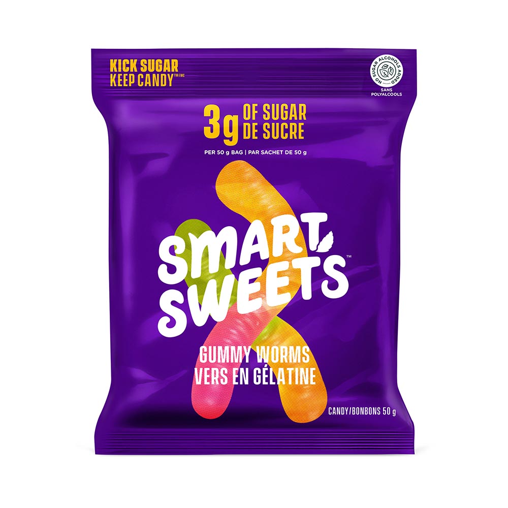 Smartsweets Gummy Worms 50g