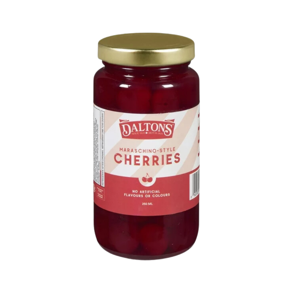 Daltons Red Maraschino Cherries 375Ml