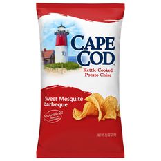 Cape Cod Kettle Cooked Potato Chips Sweet Mesquite Bbq 212G