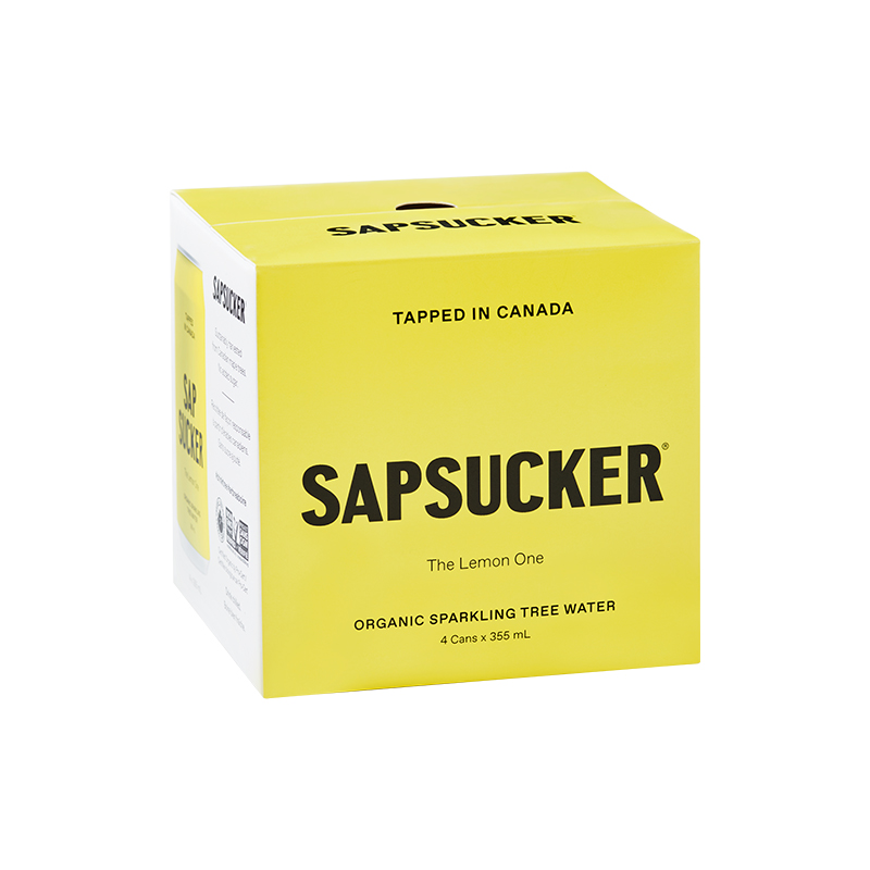Sapsucker Organic Lemon Sparkling Tree Water 4X355Ml