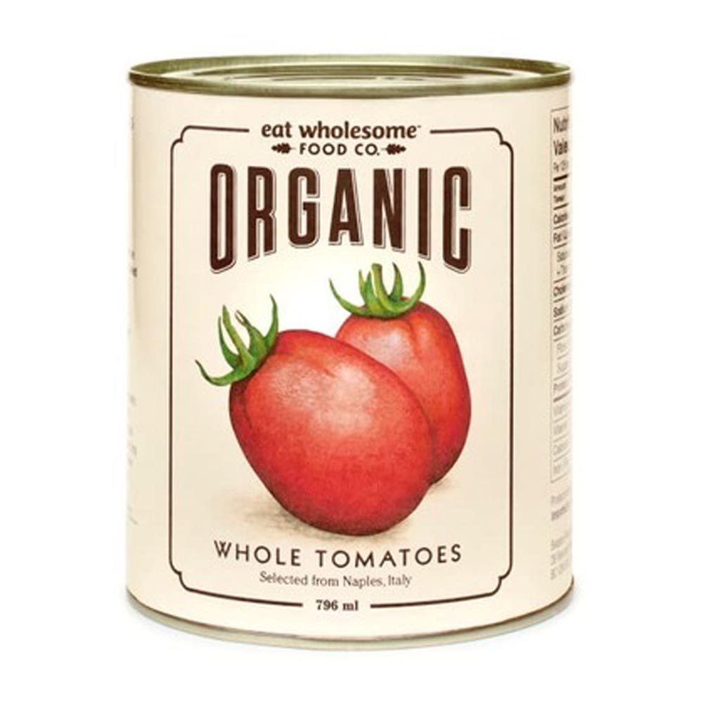Eat Wholesome Organic Whole Tomatoes 796Ml