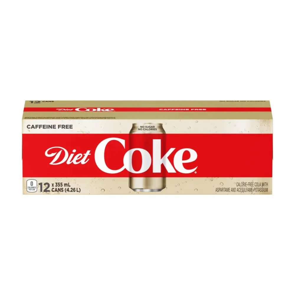 Coca Cola Diet Coke Sugar Free Caffeine Free 12pk