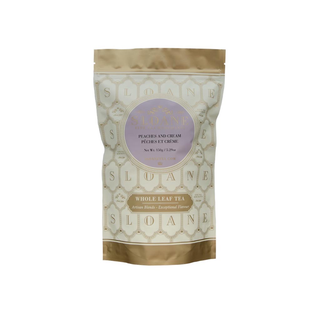 Sloane Tea Peaches And Cream Loose Leaf Pouch 150G
