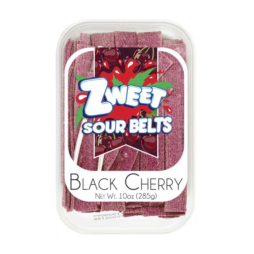 Zweet Sour Belts Black Cherry 285g