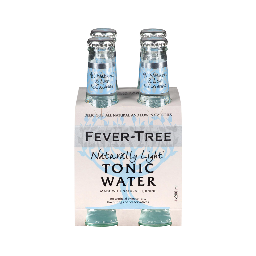 Fever Tree Light Tonic Water 4 X 200Ml
