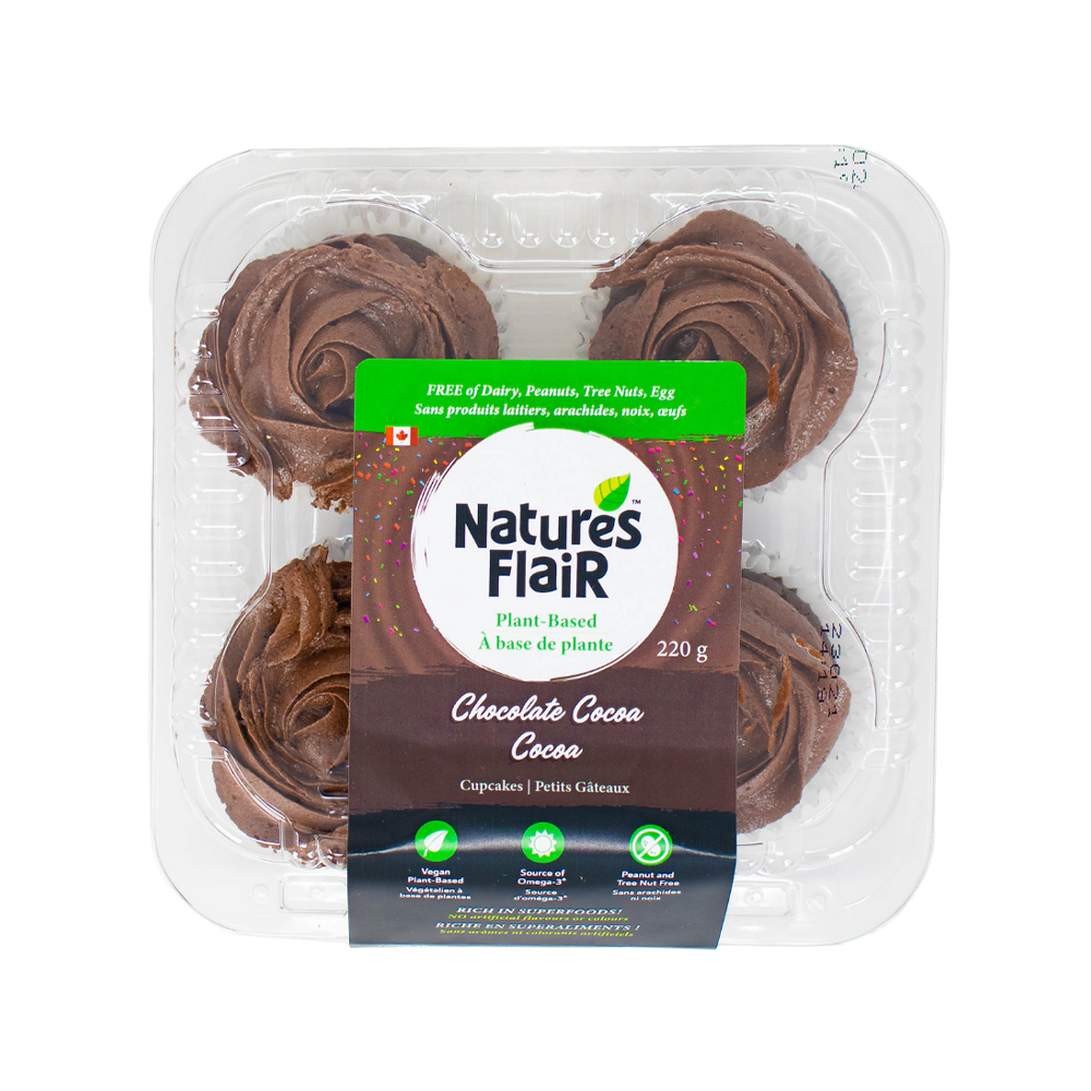 NATURE'S FLAIR CHOCOLATE COCOA CUPCAKES