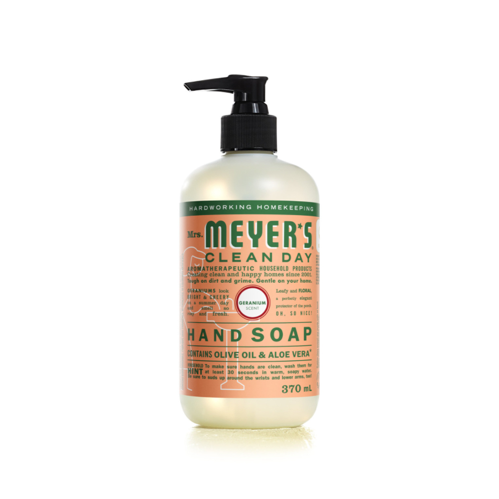 MRS. MEYERS HAND SOAP-GERANIUM