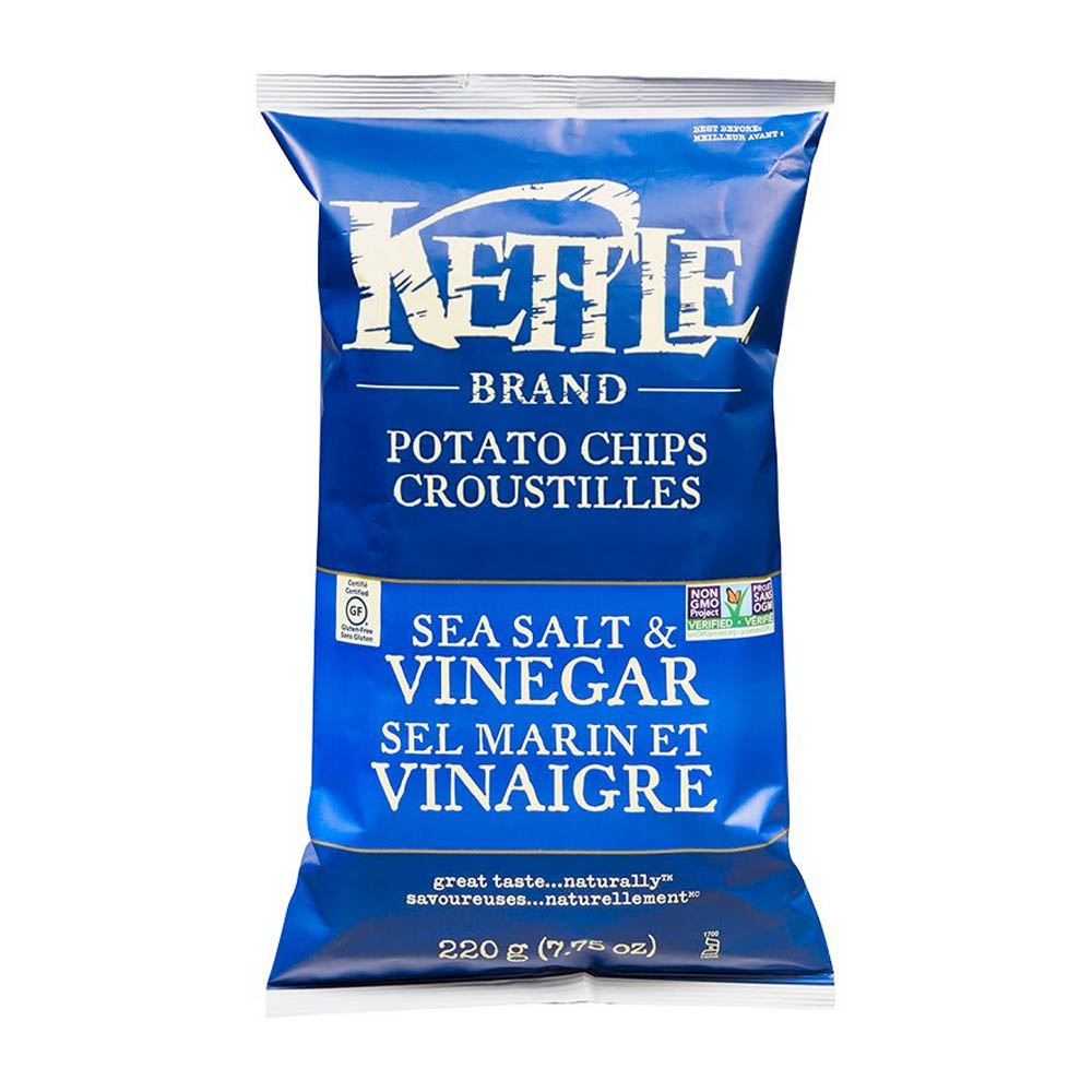 Kettle Potato Chips Sea Salt And Vinegar 397G
