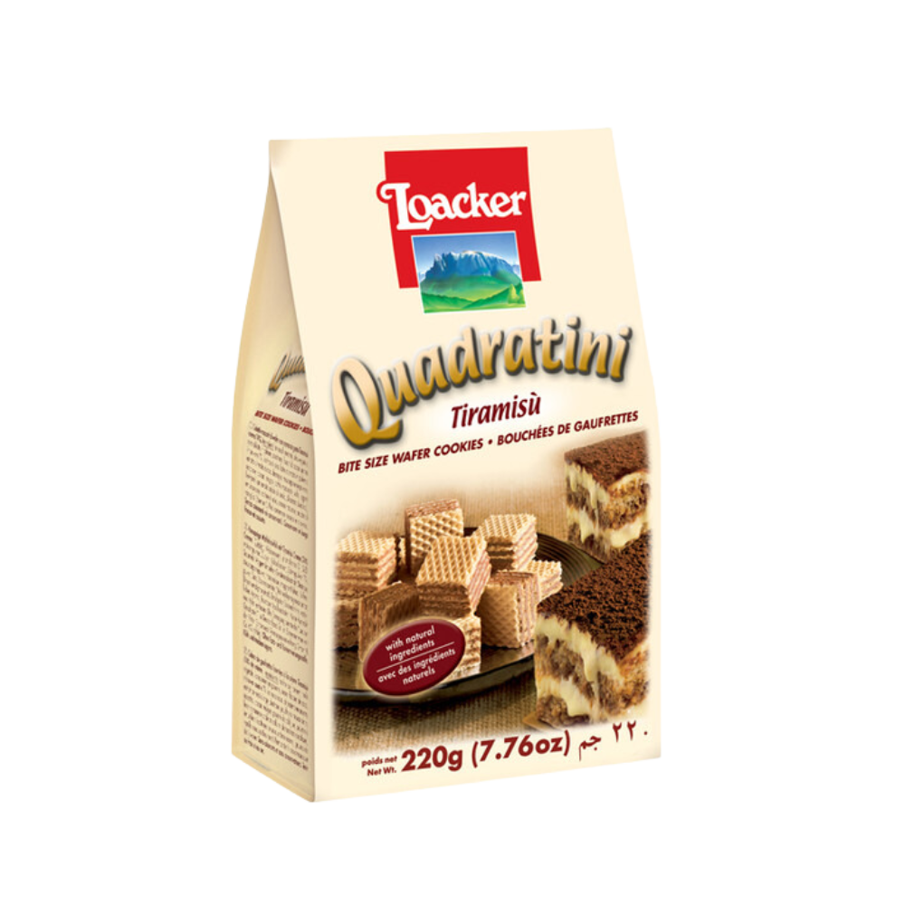 Loacker Quadratini Tiramisu 220G
