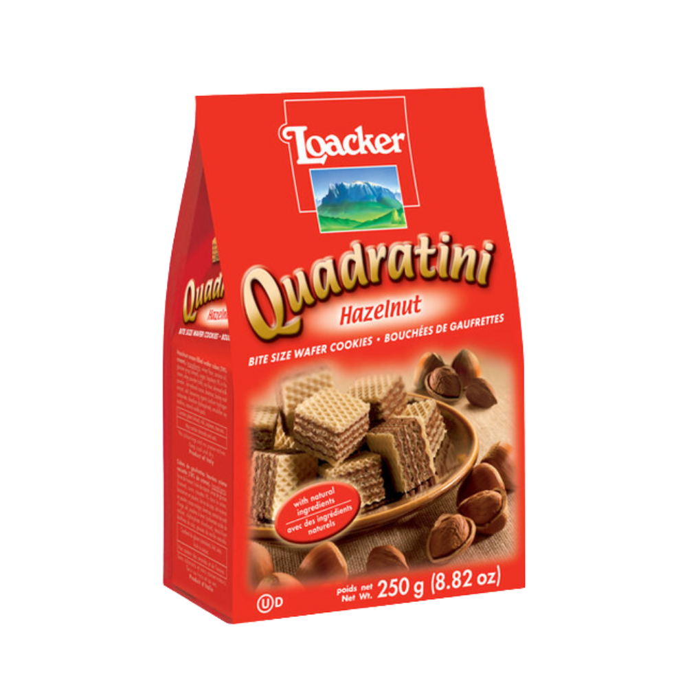 Loacker Quadratini Hazelnut 220G