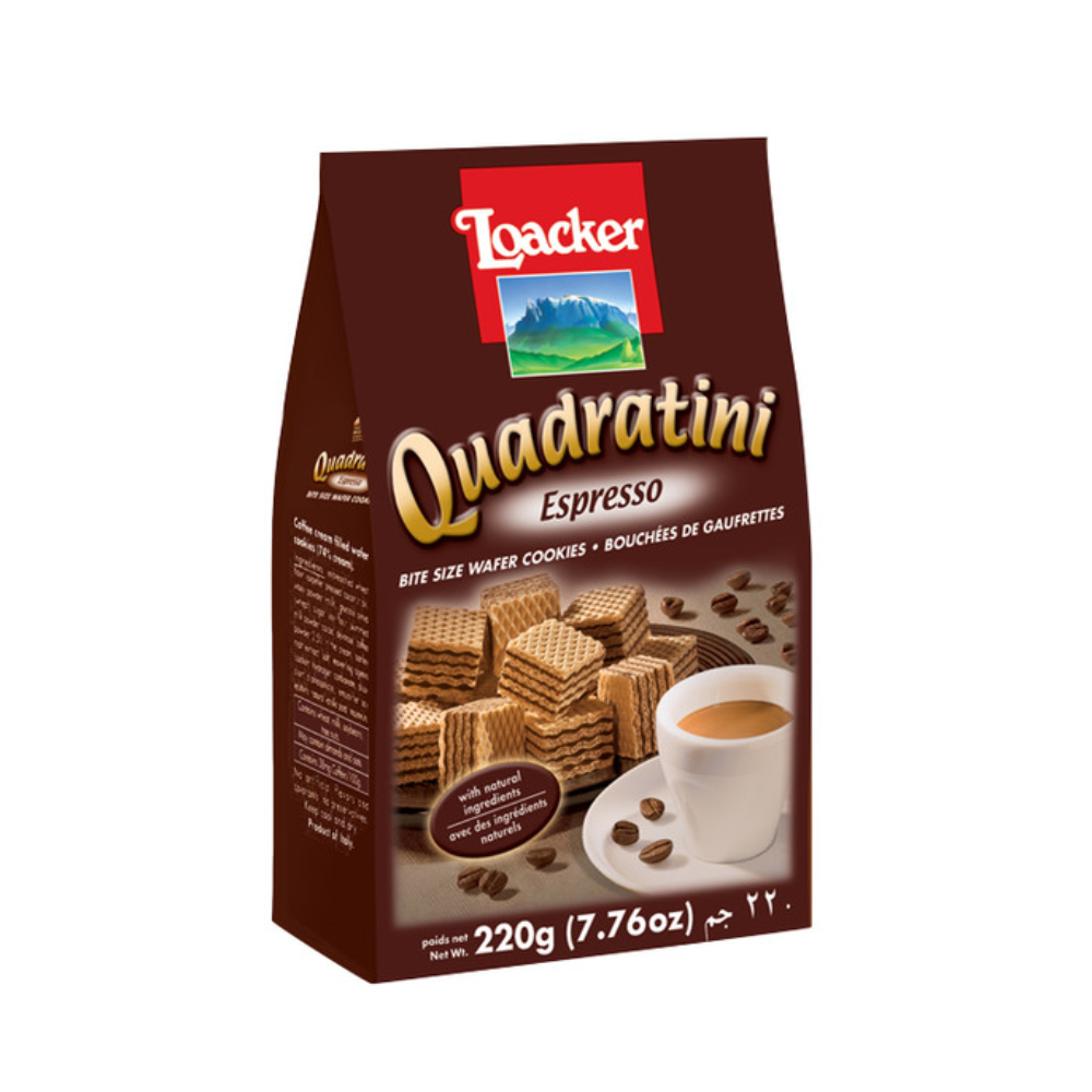 Loacker Quadratini Espresso 220G