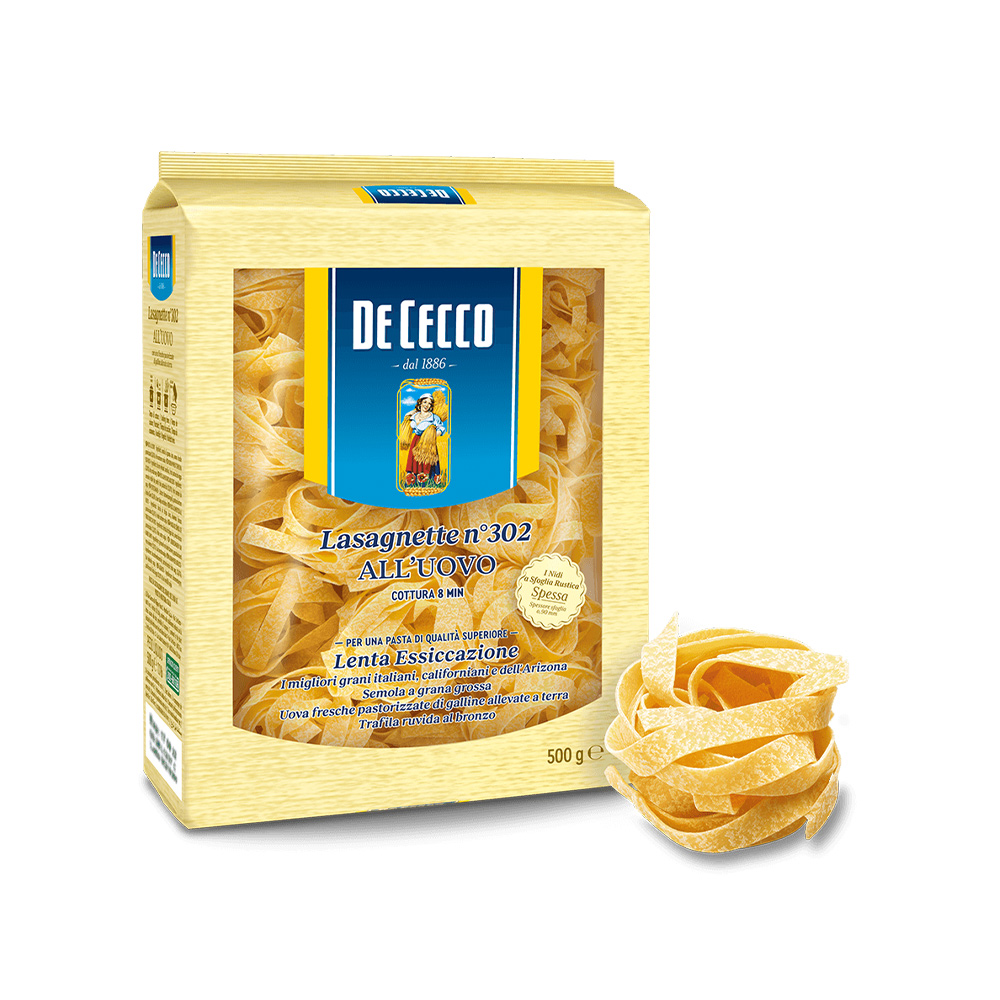 De Cecco Papperdelle Nest All'Uovo 500G