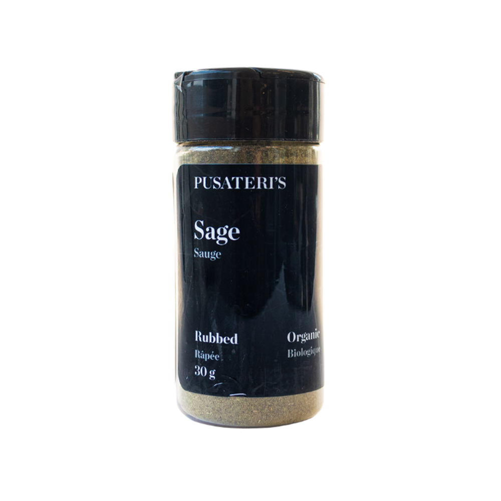 Pusateri's Organic Sage Leaf Rubbed 28G