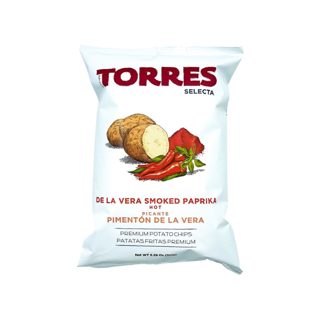 Torres De La Vera Hot Smoked Paprika Chips 150 g