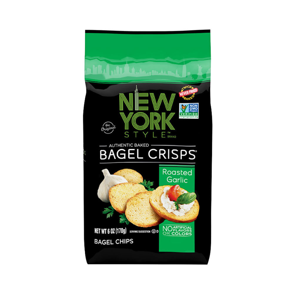 New York Style Roasted Garlic Bagel Crisps 170G