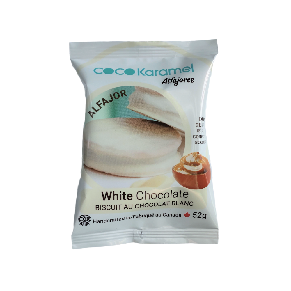 COCO KARAMEL WHITE CHOCOLATE ALFAJOR