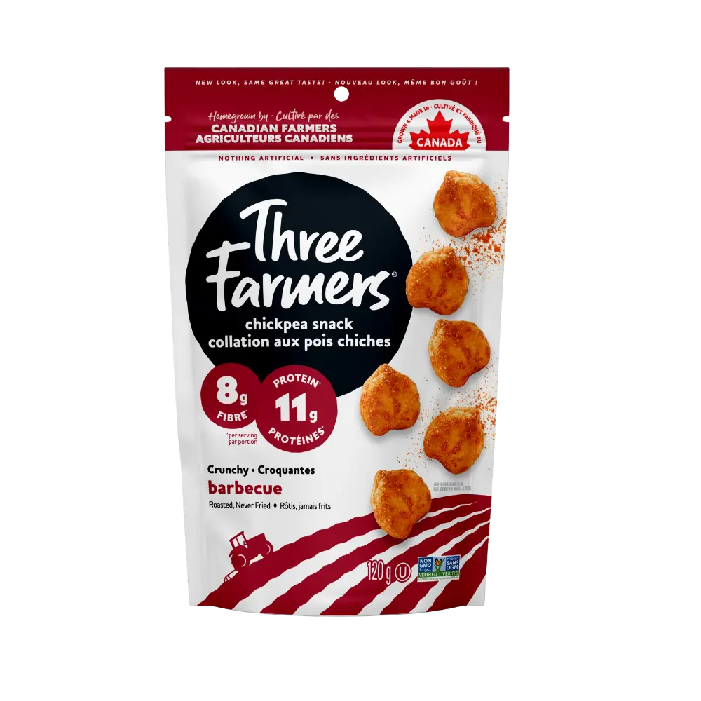 Three Farmers  Barbecue Roasted Chickpeas 120G