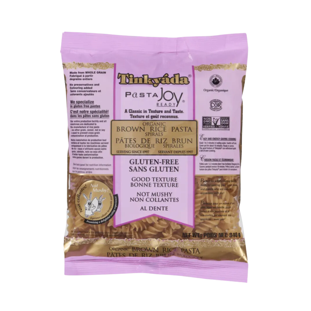Tinkyada Brown Rice Pasta Spirals 340G