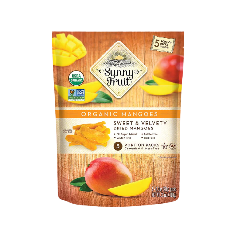 ORG DRIED MANGOS SUNNY FRUIT