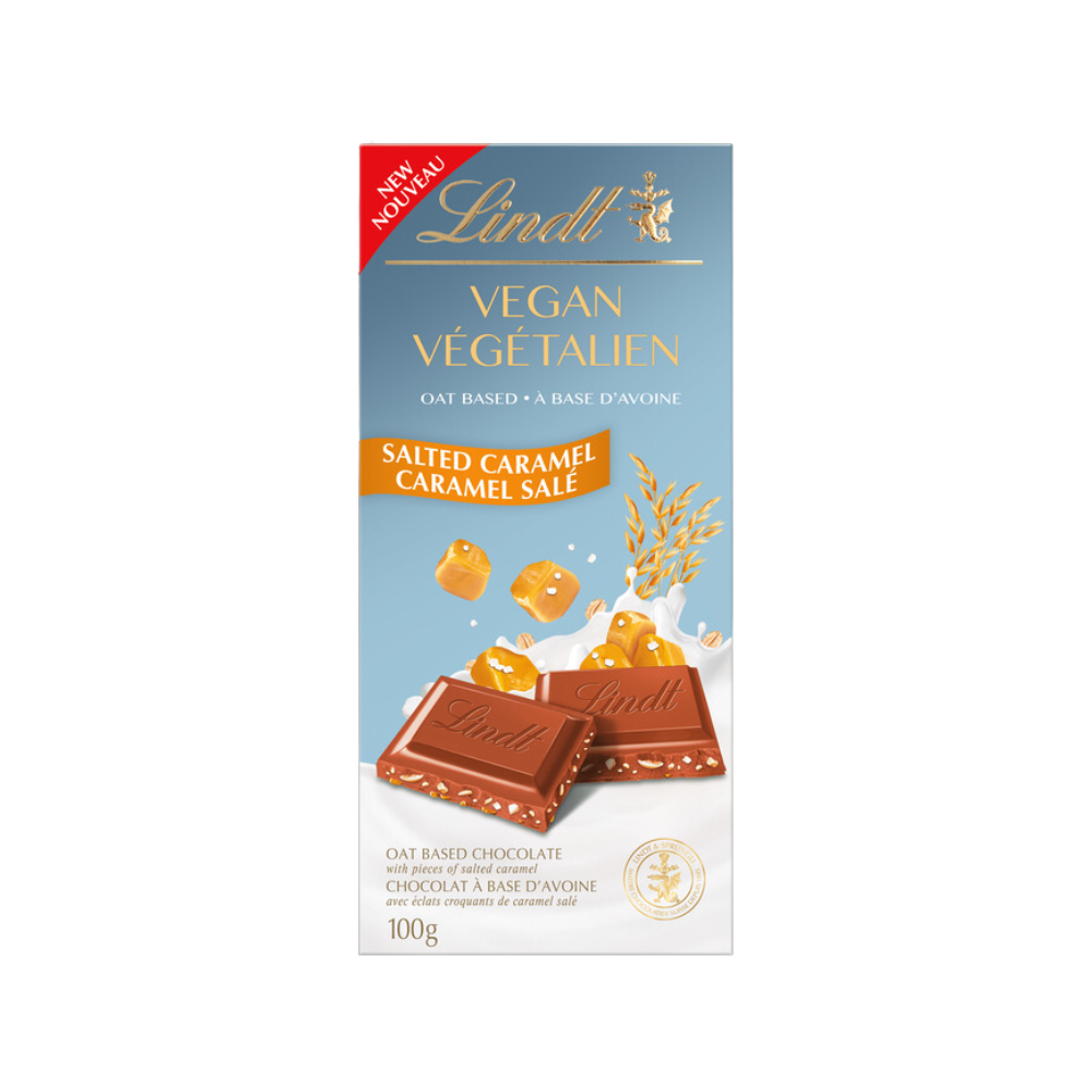 Lindt Vegan Salted Caramel Bar 100g