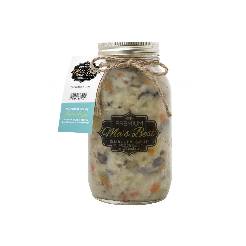 Ma's Best Soup Mushroom Barley 1lt