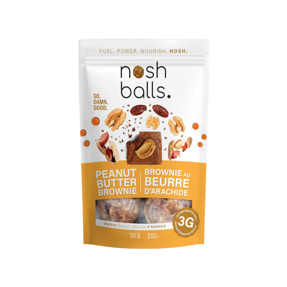 NOSH BALLS PEANUT BUTTER BROWNIE 50G