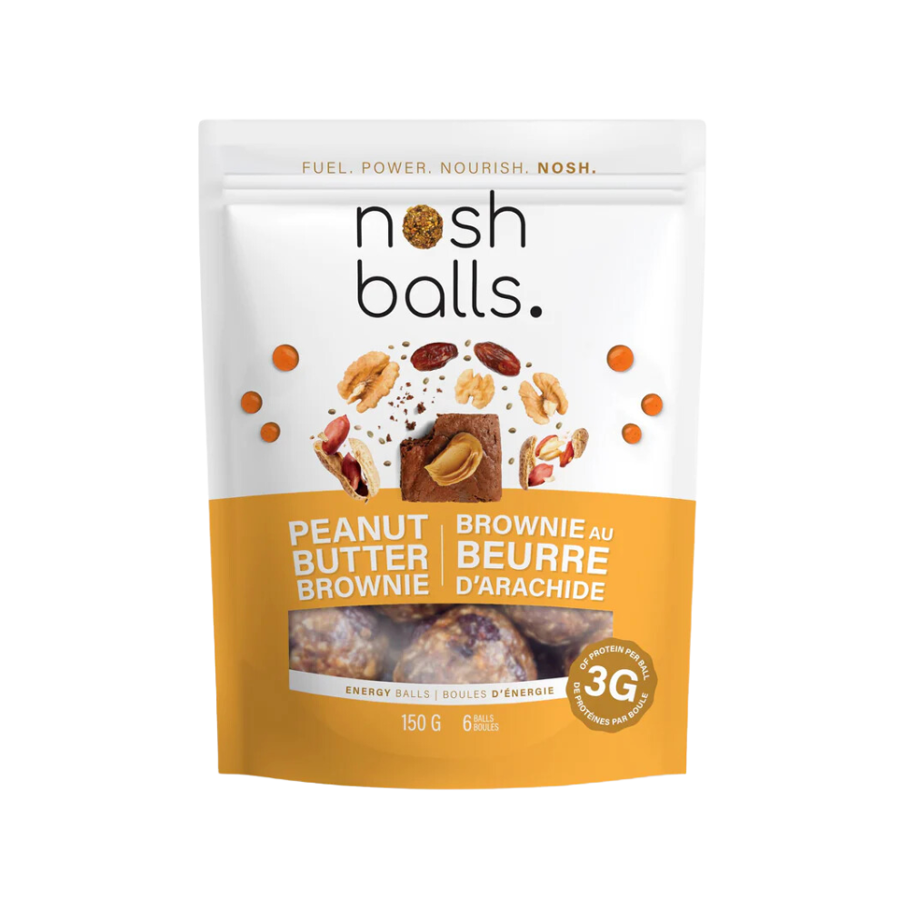 NOSH BALLS PEANUT BUTTER BROWNIE 150G