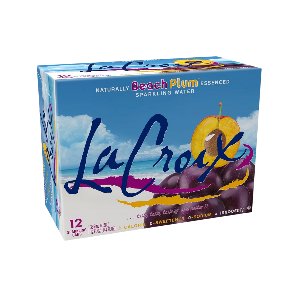 La Croix Beach Plum Sparkling Water 8 X 355Ml
