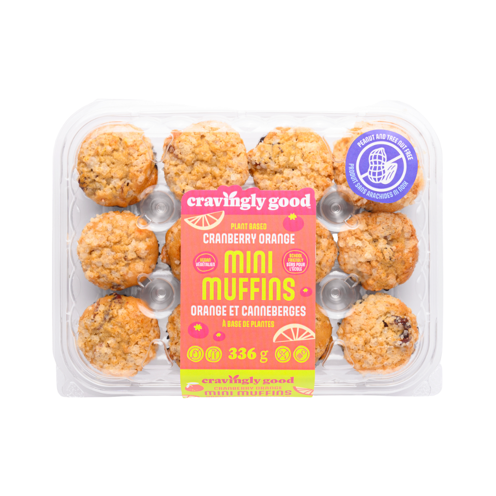 Cravingly Good Cranberry Orange Mini Muffins
