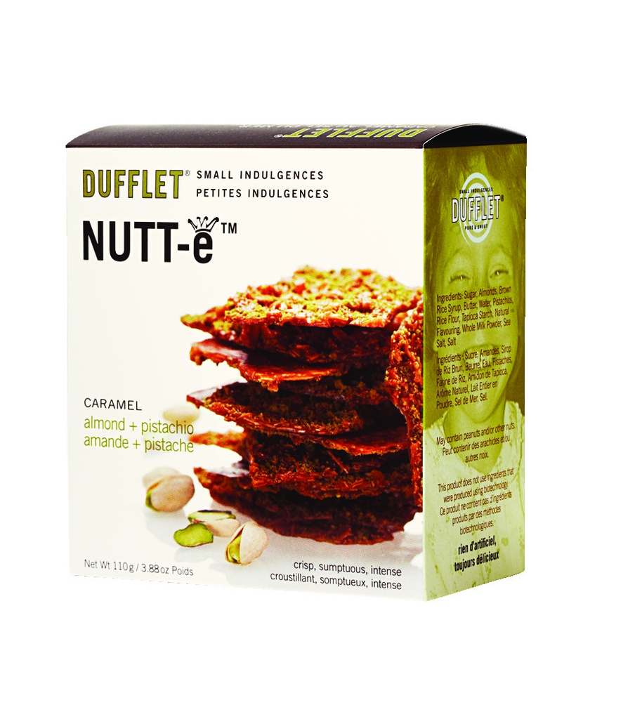 DUFFLET NUTT-E CARAMEL ALMOND PISTACHIO