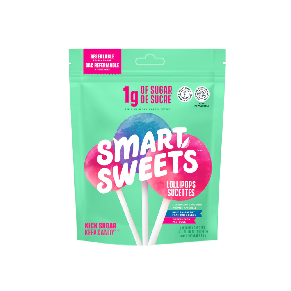Smart Sweets Lollipops 85g