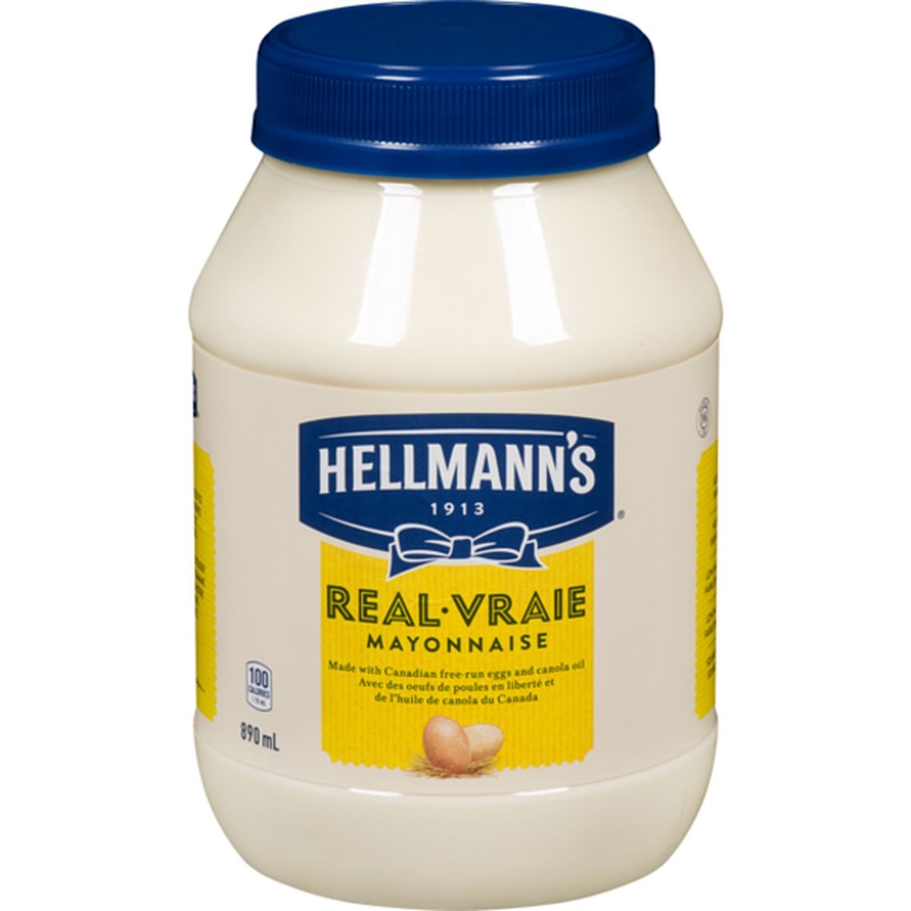 Hellmann's Real Mayonnaise 890Ml