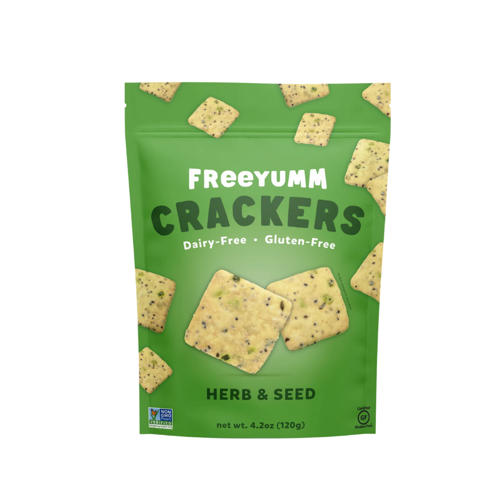 FREE YUMM HERB & SEED CRACKERS