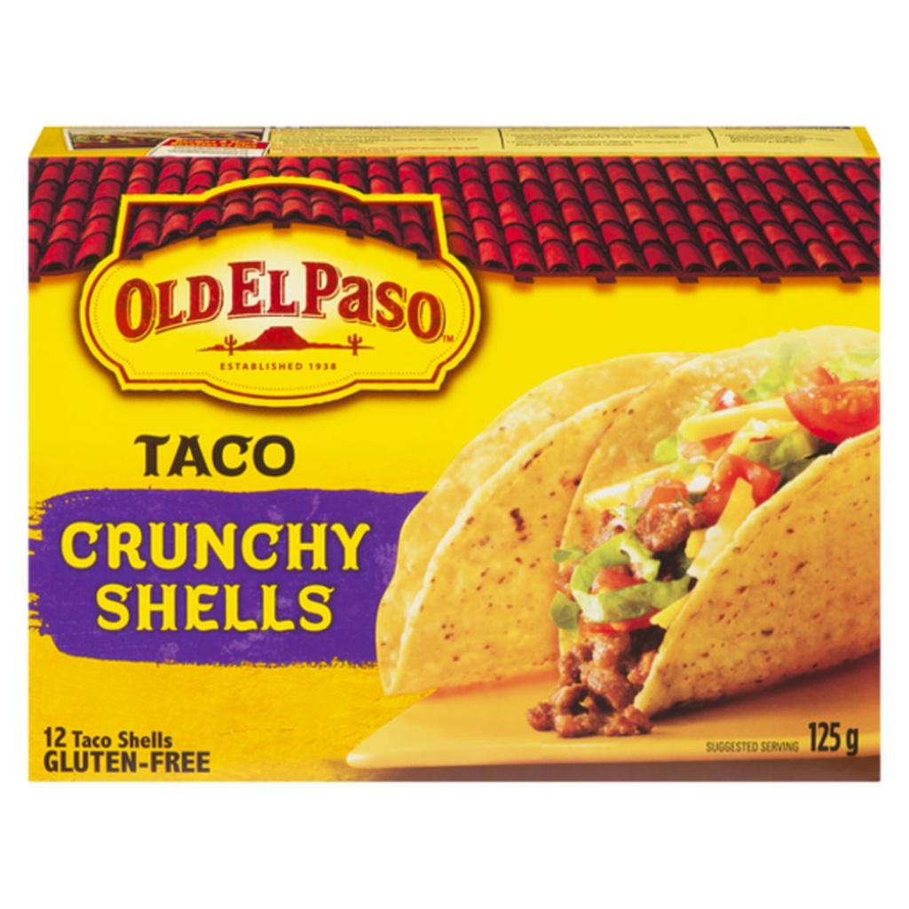 Old El Paso Taco Shells 12 125G