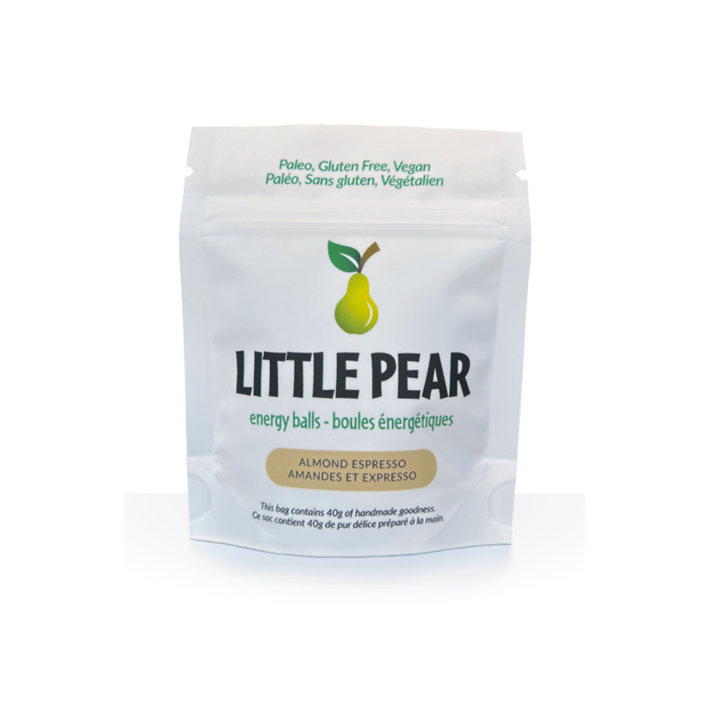 LITTLE PEAR BAKESHOP ALMOND ESPRESSO ENERGY BALLS 40G