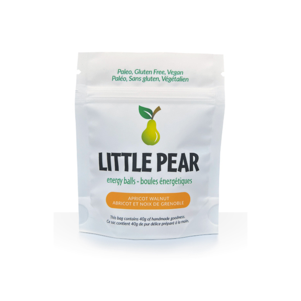 LITTLE PEAR BAKESHOP APIRCOT WALNUT ENERGY BALLS 40G