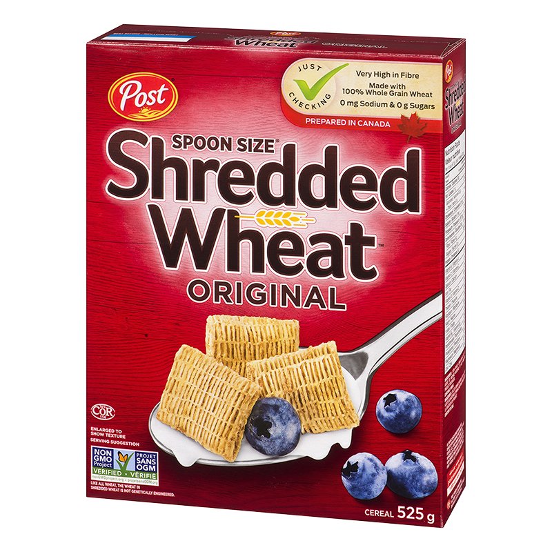 Post Spoon Size Shredded Wheat 525G