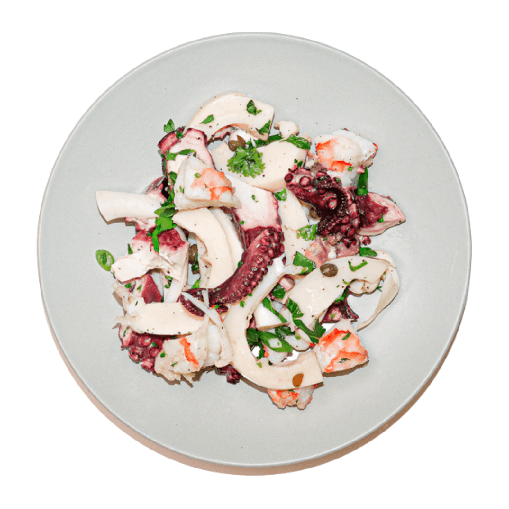 MARINATED POACHED SEAFOOD