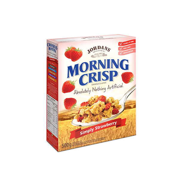 Jordans Morning Crisp Simply Strawberry Granola Clusters 400G