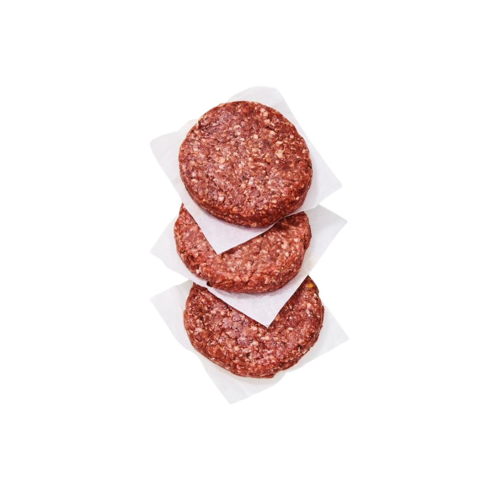 Traditional Liberty Style Canadian Angus Beef Burgers