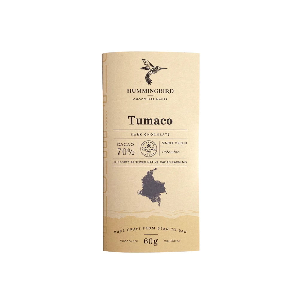 HUMMINGBIRD CHOCOLATE TUMACO 60G